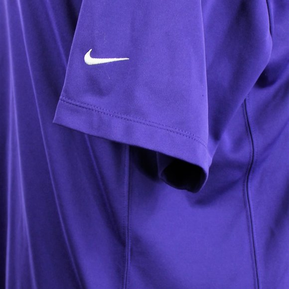 PURPLE DRI-FIT NIKE GOLF TOUR PERFORMANCE POLO SHIRT MENS XXL 2XL PGA - Picture 2 of 7